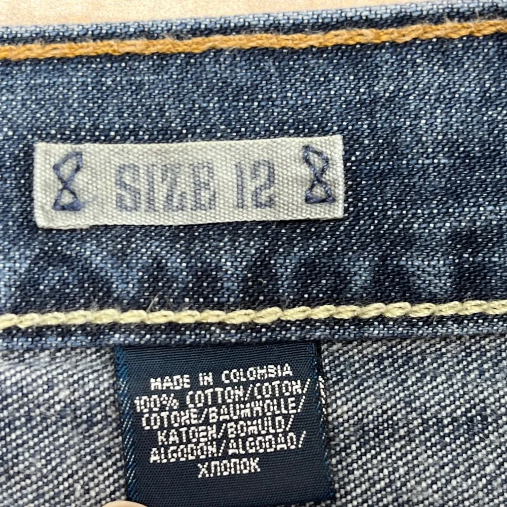 Polo Ralph Lauren Kids Jeans Blue Embroidered Pocket Size 12 - Picture 4 of 7
